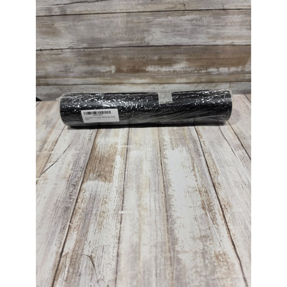 Oracal 651 Matte Black Adhesive Vinyl Roll 12in x 10yd Hobby Craft DIY